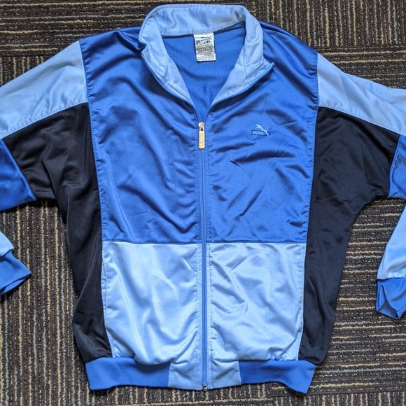 Puma Other - Puma Vintage Retro Soccer Track Jacket Size Medium